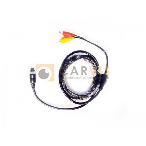 Кабель 4pin(мама) — 1video+1power 5m Кабель 4pin(мама) — 1video+1power 5m